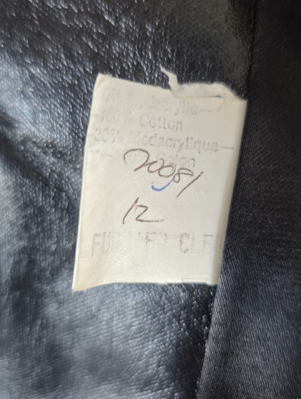 Vintage Sears Tissavel France Faux Fur Plush Long Winter Coat - Picture 12 of 12
